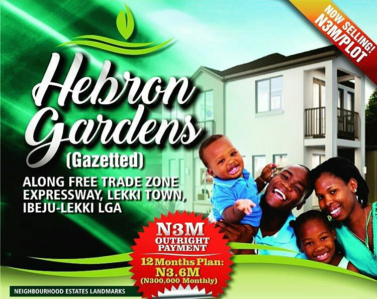 Hebron Gardens Estate, Ibeju Lekki, Lands in Lagos, Lands for sale, Be a landlord,
