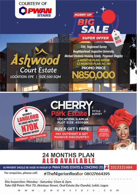 Affordable land in Lagos, buy land and wait, The Nigerian Realtor, Lady Realtor, Real Estate in Nigeria, Nigerian real estate,